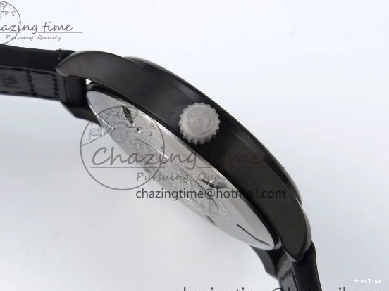 MIROTIME 0129 Pilot Black Ace BLSF 1:1 Best Edition White Lume Dial on Black Nylon Strap MIYOTA OnTrend 7021